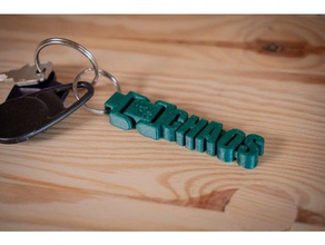 chaos schl&uumlsselanh&aumlnger keychains printer keyfob keyring key chain makeorama 3d print model - Mito3D