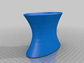 hyperboloid una hoja matemáticas 3d print model - Mito3D