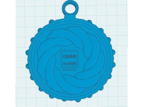 medalla tic 3d printing 3d print model - Mito3D