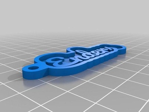ender llaveros personalizado 3d print model - Mito3D