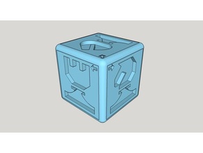 calichessdice 3d printing tests calibration cube 3d print model - Mito3D