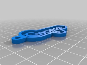 cooper Anahtarlık özelleştirilmiş 3d print model - Mito3D