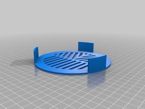 my customized bahtinov mask external tabs physics astronomy 3d print model - Mito3D
