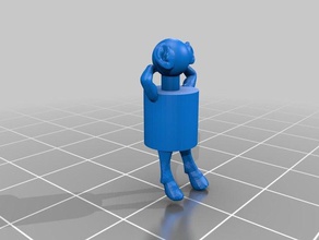 freaky ragazzo arte 3d print model - Mito3D