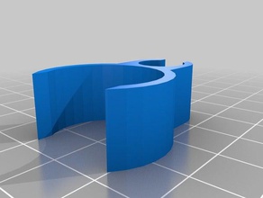 my customized cable clip parts 3d print model - Mito3D