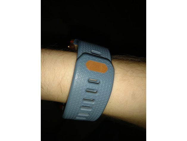 fitbit ionico braccialetto di inserire accessori 3D print model - Mito3D