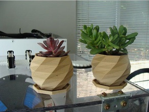 low poly vaso scarico vassoio all'aperto giardino nsfw 3d print model - Mito3D