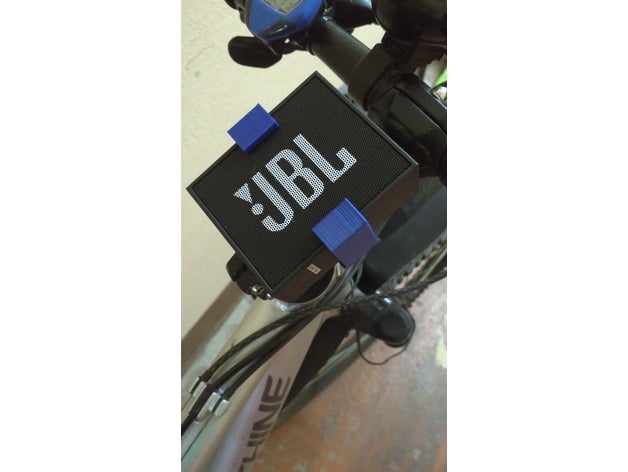 jbl go bicycle mount parametric sport outdoors 3D print model - Mito3D
