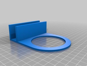 end up bed railing cup holder household 3d print model - Mito3D