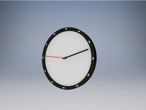 simple minimalist clock 1516 inch hand shaft length household 3d print 3dprintable 3dprinting diy home inventor small 3d print model - Mito3D