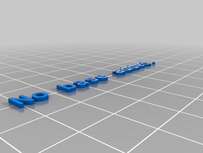 meu personalizados triplo blocos de carta ilusão ce personalizado 3d print model - Mito3D
