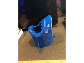 tubarão-caneta, porta-lápis, mas o cooler 3d impressão 3d print model - Mito3D
