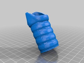 trachea hollow biology laryngeal cartilage larynx remix 3d print model - Mito3D