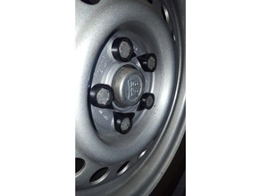 radmutternindikator 19mm roue nutbolt indicateur wohnwagen anh&aumlnger caravane remorque de l'automobile anhnger sicherheit 3d print model - Mito3D
