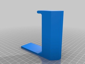 semplice parete alloggiamento 3d la stampante accessori bobina di filamento titolare 3d print model - Mito3D