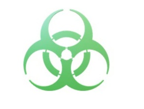 biohazard logo 3d stampa 3d print model - Mito3D