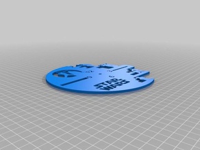 star wars relógio remix 3d impressão 3d print model - Mito3D