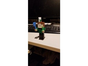 minecraft steve built-in joint toy game accessories figures 3d print model - Mito3D
