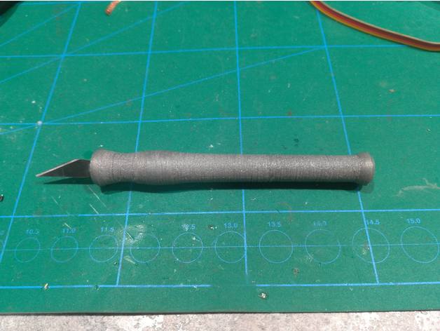 xacto knife grip handle tools exacto 3D print model - Mito3D