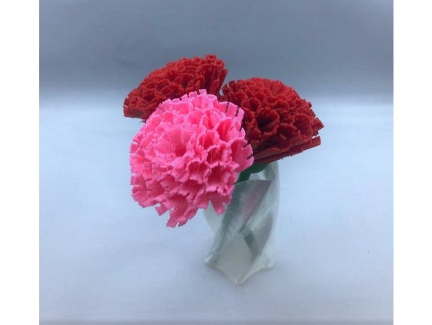 carnation decor flower namoo3d xyz da vinci 3D print model - Mito3D