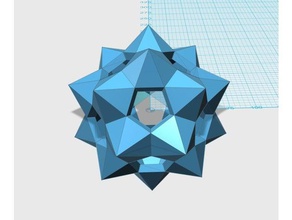 convexgeodesic3vsphere 55 75 1 math art 3d print model - Mito3D