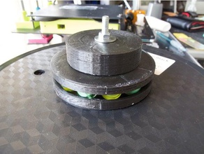 filament spool-Plattenspieler 3d Drucker - Zubehör spool holder 3d print model - Mito3D