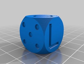 3d slash dice standard 20mm other 3d print model - Mito3D