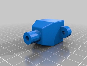 monsterlabo first rj45 connector back panel electronics 3d print model - Mito3D
