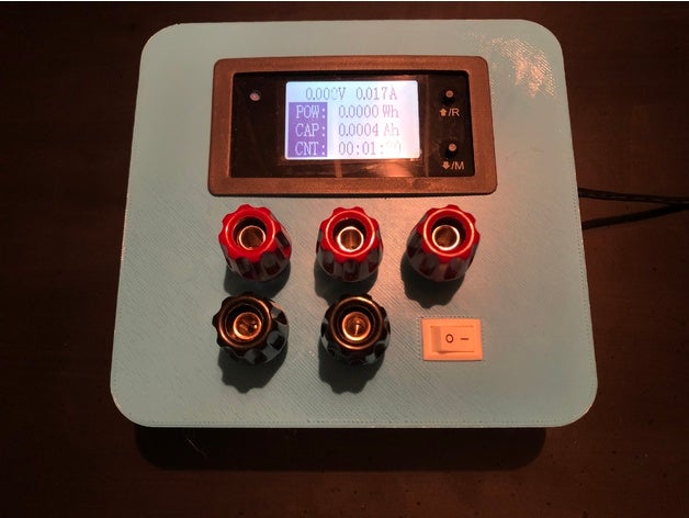 power-meter-box - Elektronik engineering Messung-tool macht powermeter tool 3D print model - Mito3D