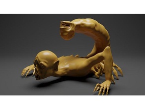 scorpide de l'homme l'abomination la créature creepy d'horreur humanoïde le monstre 3d print model - Mito3D