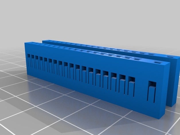 c64 conector de teclado dupont cabos eletrônica 3D print model - Mito3D
