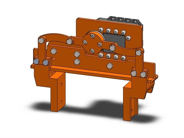 robótica garra dynamixel ax 12 diy 3D print model - Mito3D