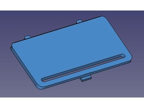 yedek pil kapağı agk fare Pil 3d print model - Mito3D