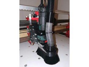 rs-cnc parkside pgs 500 a1tool mount dust shoe machine tools cnc mill router grinder 3d print model - Mito3D