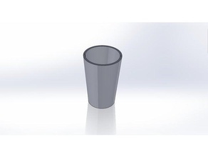 useless cup food drink fluid gag joke pen 3d print model - Mito3D