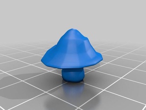 mushroom obj 3d printing 3d print model - Mito3D