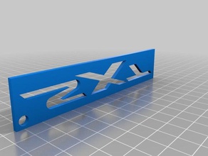 dodge sxt portachiavi automotive 3d print model - Mito3D