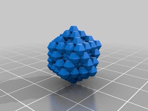 il mio personalizzato sierpinski isosahedron generatore per la matematica arte 3d print model - Mito3D