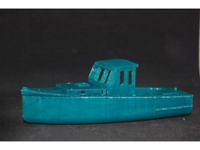 ho scale 30 10 maine lobster boat remix - Spielzeug Spiel Zubehör h0-Maßstab h0scale Modell Zug 3d print model - Mito3D