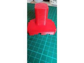 ryobi clon de la cubierta batería 3d print model - Mito3D