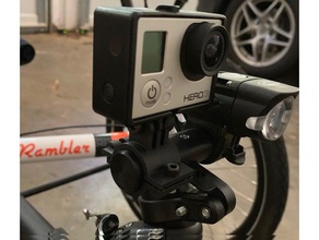 contorno hdhero supporto per la bici sport all'aperto bicicletta fotocamera di montaggio videocamera contour monti gopro mount hero 3d print model - Mito3D