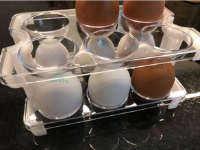 buzdolabı yumurta Yığıcı mutfak yemek kap kaplar tercümesi saklama kabı 3d print model - Mito3D