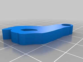 finger circle keychain keychains meme 3d print model - Mito3D