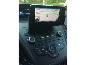 2018 ford escape telefonu sahibi Otomotiv araba cd mount 6 iphone tutucu standı akıllı telefon 3d print model - Mito3D