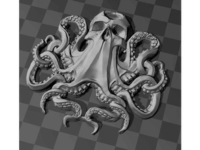 skull - octopus thingie 3d print model - Mito3D