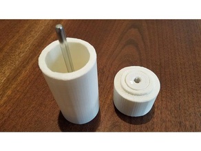 karabiber tuz değirmen quadro mini 100mm mekanizması crushgrind mutfak yemek biber değirmeni baharat öğütücü 3d print model - Mito3D