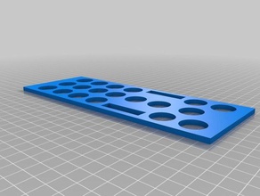 freewing 90mm t-45 battery plate 3d print model - Mito3D