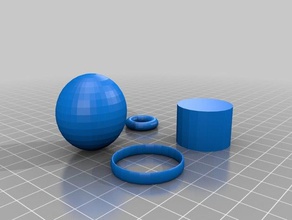 ball+ring-Rohr+Zylinder 3d drucken 3d print model - Mito3D