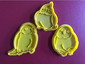 parrot cookie cutter 3d stampa 3d print model - Mito3D
