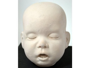 yaşam boyutu bebek kafası insanlar oyuncakları 3d print model - Mito3D